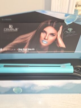 SPRING SALE!!   ROYALE Platinum Genius Flat Iron - LIMITED EDITION TIFFANY BLUE